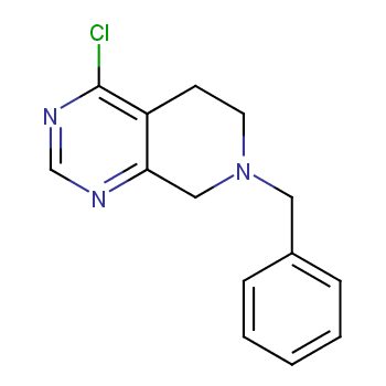 7-Benzyl-4-chloro-5,6,7,8-tetrahydropyrido[3,4-d]pyrimidine hydrochloride