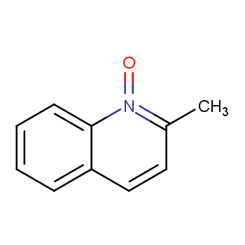 2-甲基喹啉N-氧化物化学结构式