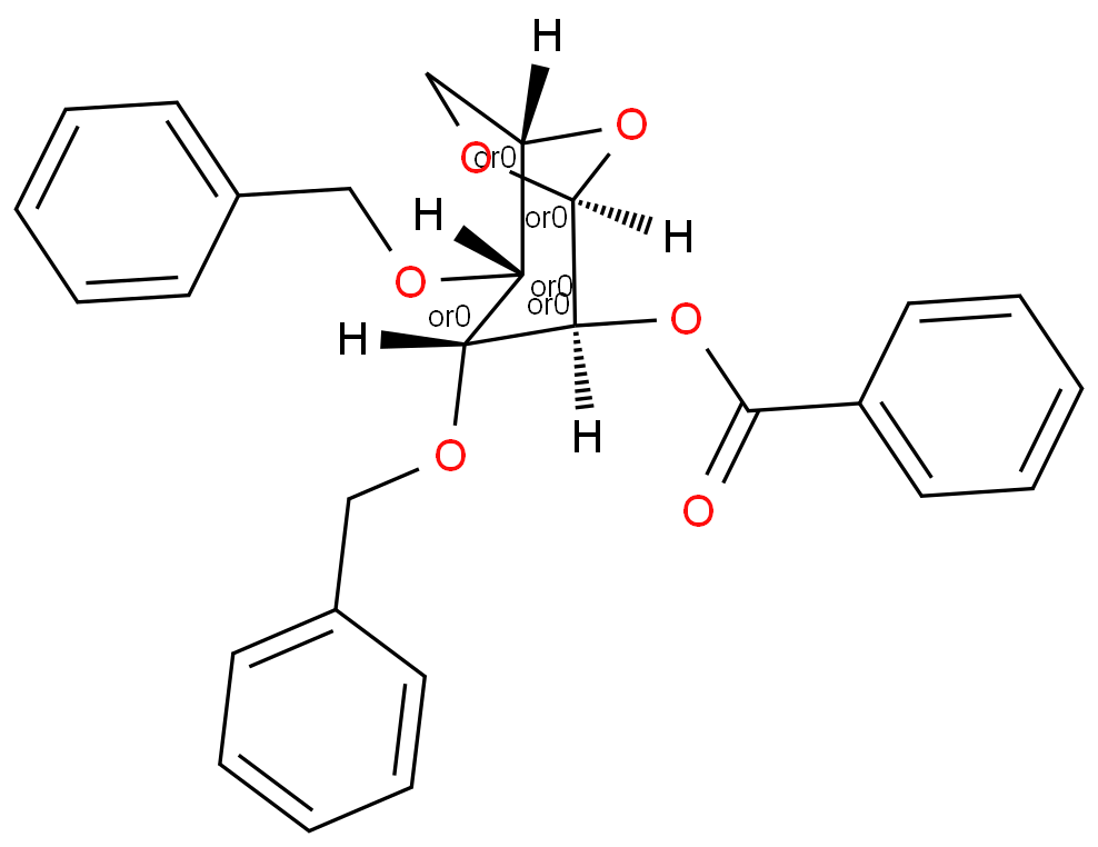 1,6-anhydro-2-O-benzoyl-3,4-di-O-benzyl-beta-D-galactopyranose