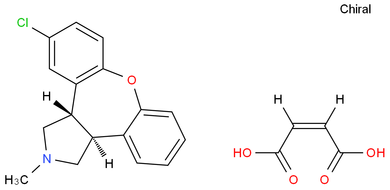 阿塞那平马来酸盐化学结构式