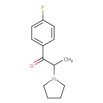 1-(4-fluorophenyl)-2-(pyrrolidin-1-yl) propan-1-one