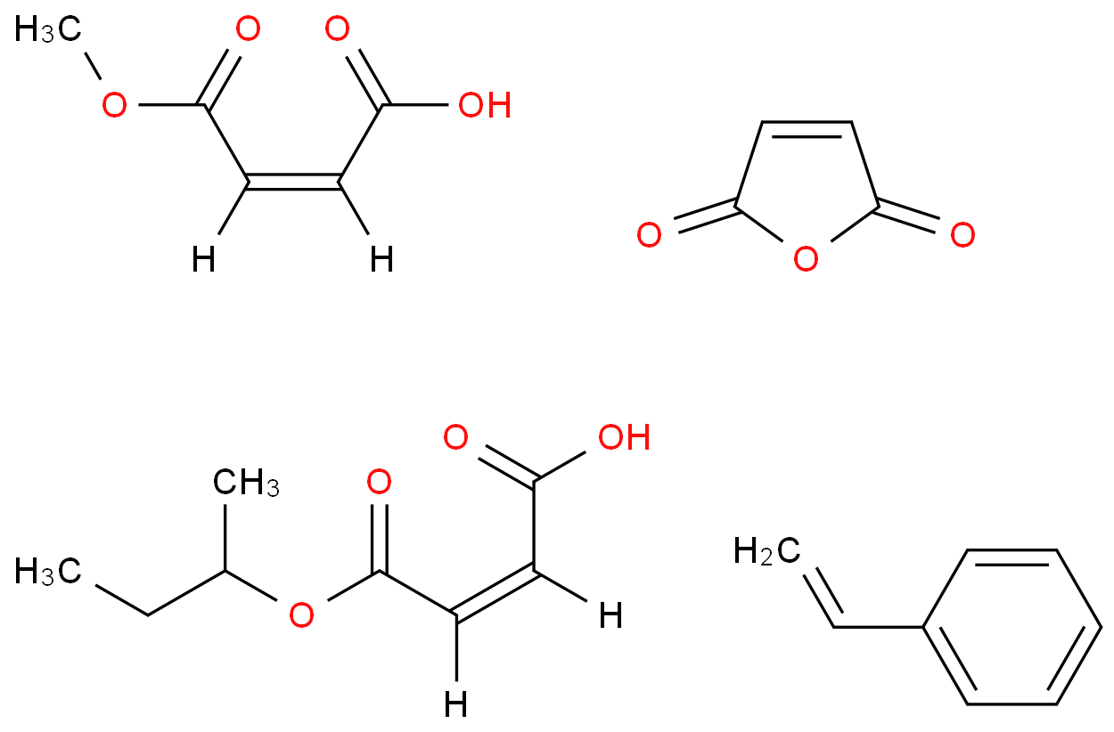 (Z)-2-琥珀酸一甲基醚与苯乙烯、2,5-呋喃二酮和(Z)-1-甲基丙基-2-丁烯二酸氢酯的聚合物