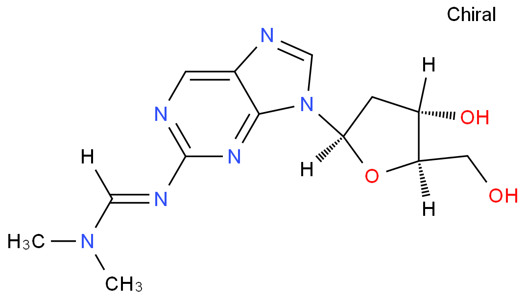 2-((DIMETHYLAMINOMETHYLIDENE)AMINO)PURINE-2'-DEOXY-RIBOSIDE