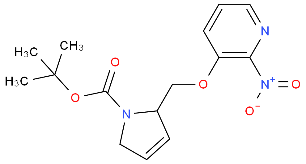 2-(2-Nitro-pyridin-3-yl)oxymethyl-2,5-dihydro-pyrrole-1-carboxylic acid tert-butyl ester