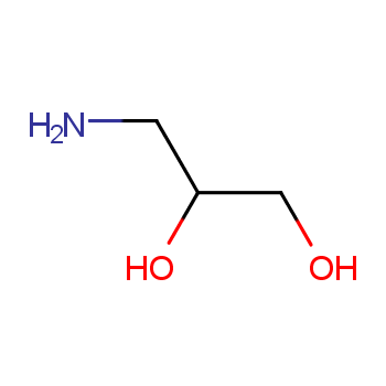 3-氨基-1,2-丙二醇化学结构式