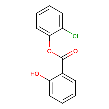 Benzoic acid, 2-hydroxy-, 2-chlorophenyl ester