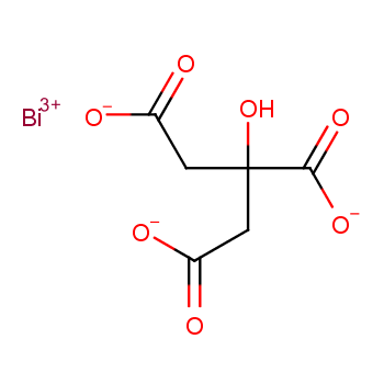 柠檬酸铋化学结构式