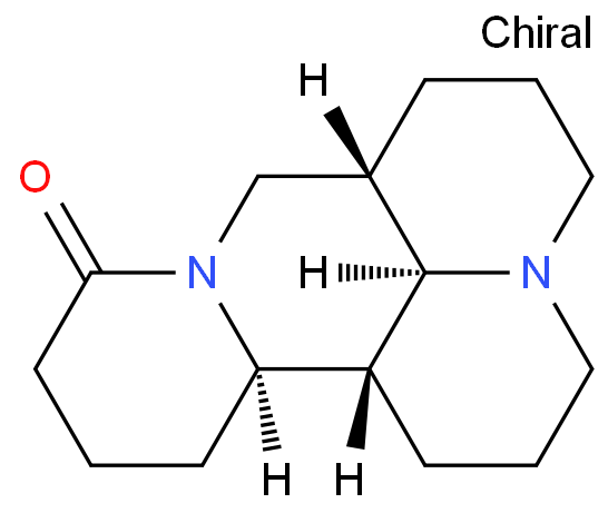 槐定碱化学结构式