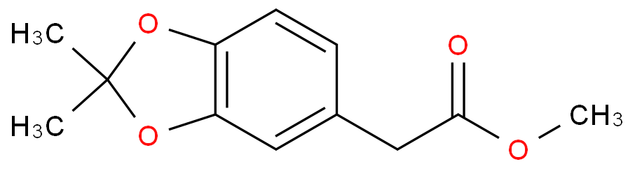 1,3-Benzodioxole-5-acetic acid, 2,2-dimethyl-, methyl ester