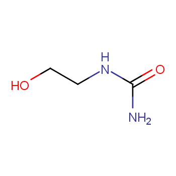 β-羟乙基脲化学结构式