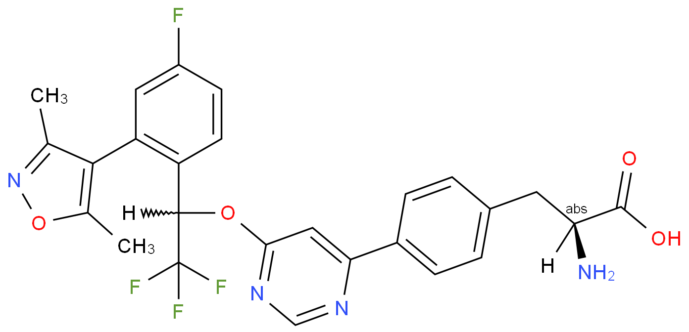 2s-2-amino-3-4-6-1-2-3-5-dimethyl-4-isoxazolyl-4-fluorophenyl