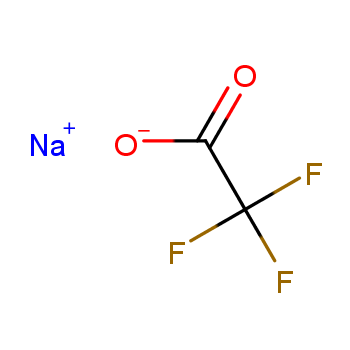 三氟乙酸钠化学结构式
