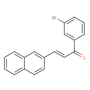 1-(3-bromophenyl)-3-(2-naphthalenyl)-2-propen-1-one