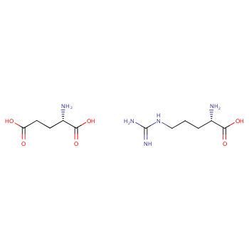 (S)-2-Amino-5-guanidinopentanoic acid compound with (S)-2-aminopentanedioic acid (1:1)