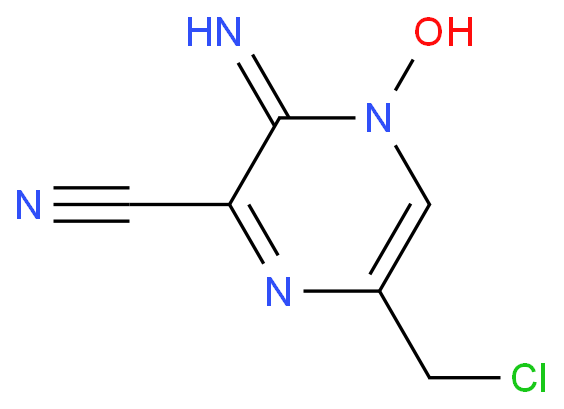 3-AMINO-6-(CHLOROMETHYL)-2-PYRAZINECARBONITRILE 4-OXIDE
