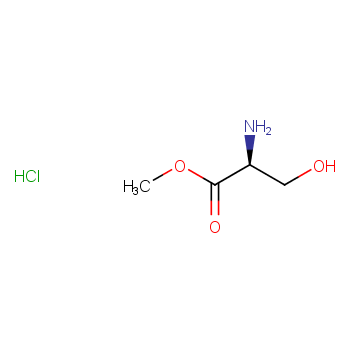L-Serine methyl ester hydrochloride structure