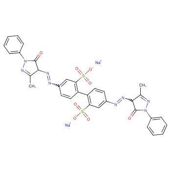 disodium;5-[(3-methyl-5-oxo-1-phenyl-4H-pyrazol-4-yl)diazenyl]-2-[4-[(3-methyl-5-oxo-1-phenyl-4H-pyrazol-4-yl)diazenyl]-2-sulfonatophenyl]benzenesulfonate