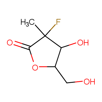 (3R,4R,5R)-3-氟-4-羟基-5-(羟基甲基)-3-甲基四氢呋喃-2-酮