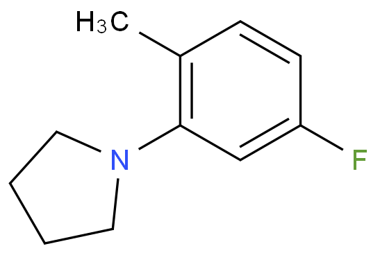 1-(5-Fluoro-2-methylphenyl)pyrrolidine