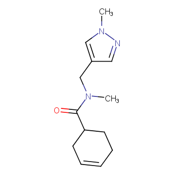 N-甲基-N-((1-甲基-1H-吡唑-4-基)甲基)环己-3-烯甲酰胺/1215461-16-7
