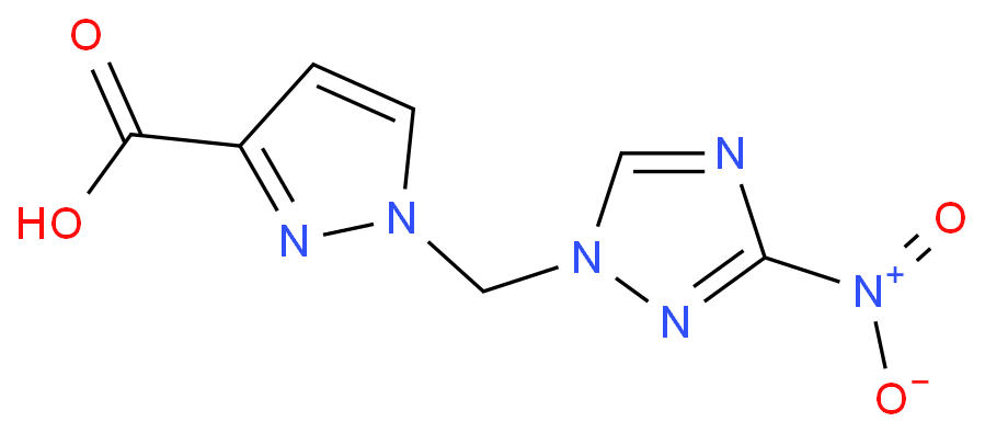 1-[(3-Nitro-1H-1,2,4-triazol-1-yl)methyl]-1H-pyrazole-3-carboxylic acid