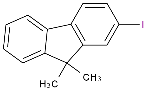 9,9-Dimethyl-2-iodofluorene structure
