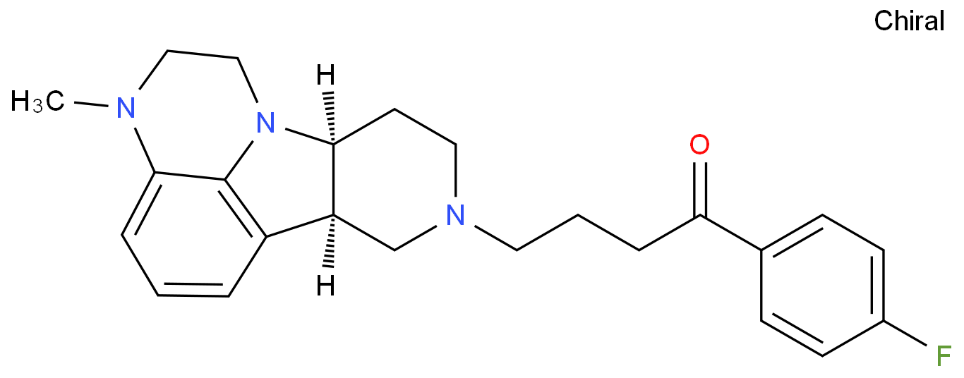 卢美哌隆化学结构式
