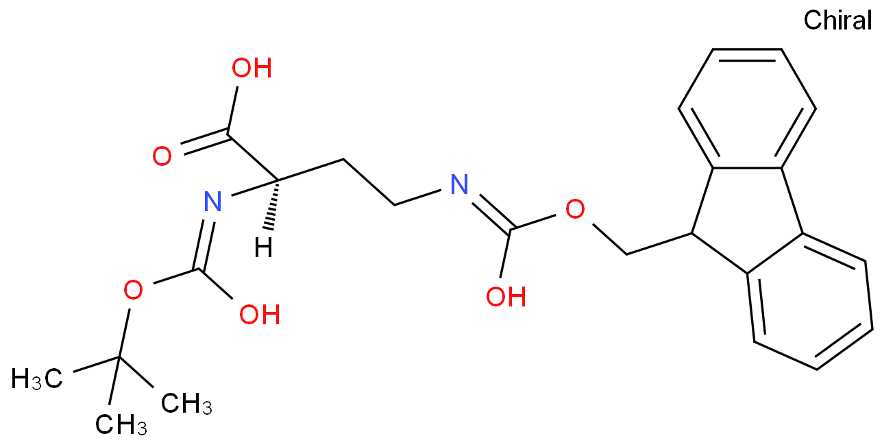 N-叔丁氧羰基-N'-芴甲氧羰基-D-2,4-二氨基丁酸