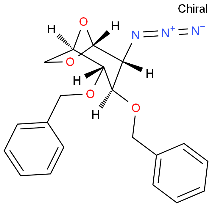 1,6-Anhydro-2-azido-2-deoxy-3,4-bis-O-(phenylmethyl)-beta-D-glucopyranose  