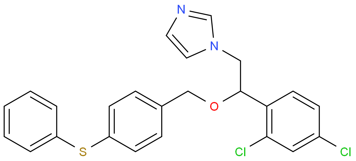 1-[2-(2,4-dichlorophenyl)-2-[(4-phenylsulfanylphenyl)methoxy]ethyl]imidazole
