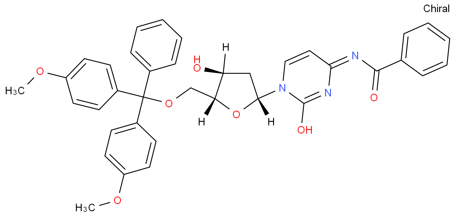 67219-55-0-N4-苯甲酰基-5'-O-(4,4'-二甲氧基三苯基)-2'-脱氧胞苷-0.99