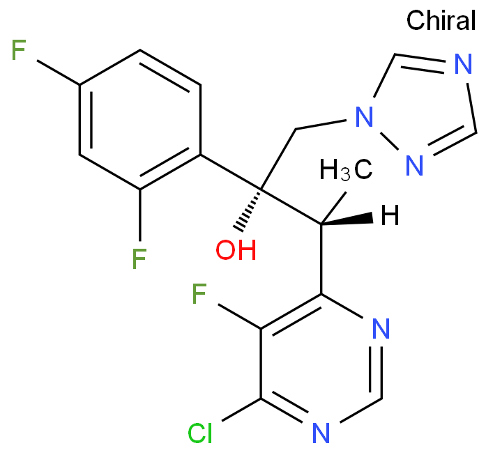 3-(6-chloro-5-fluoropyrimidin-4-yl)-2-(2,4-difluorophenyl)-1-(1,2,4-triazol-1-yl)butan-2-ol