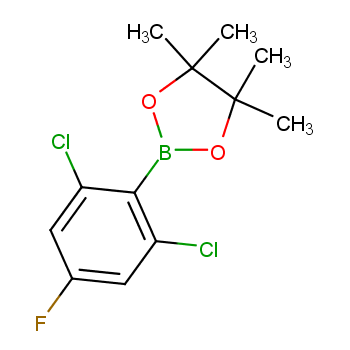 2-(2,6-二氯-4-氟苯基)-4,4,5,5-四甲基-1,3,2-二氧硼杂环戊烷CAS：2121514-25-6