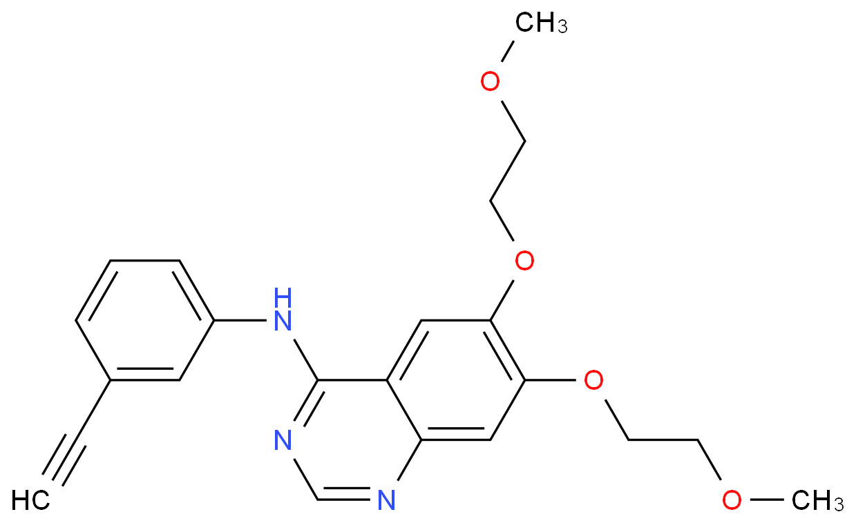 Erlotinib structure