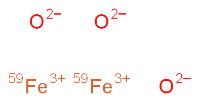 iron-59(3+),oxygen(2-)