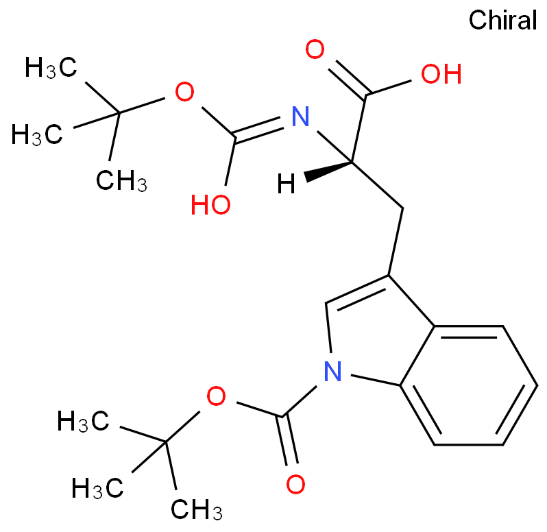 N-叔丁氧羰基-N'-叔丁氧羰基-L-色氨酸，CAS号：144599-95-1 高校及研究所，先发后付，质量保证！！！
