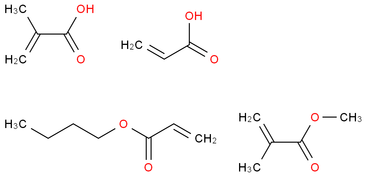 甲基丙烯酸与丙烯酸丁酯、甲基丙烯酸甲酯和丙烯酸的聚合物