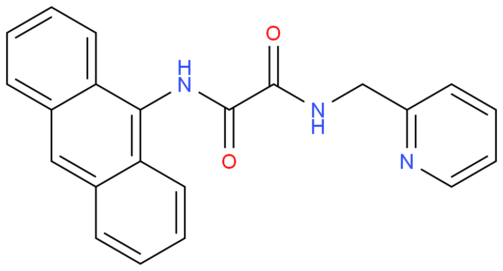 N-蒽基-N'-(吡啶-2-基甲基)草酰胺 CAS号:2611225-94-4科研及生产专用 高校及研究所支持货到付款