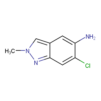 6-氯-2-甲基-2贬-吲唑-5-胺/1893125-36-4