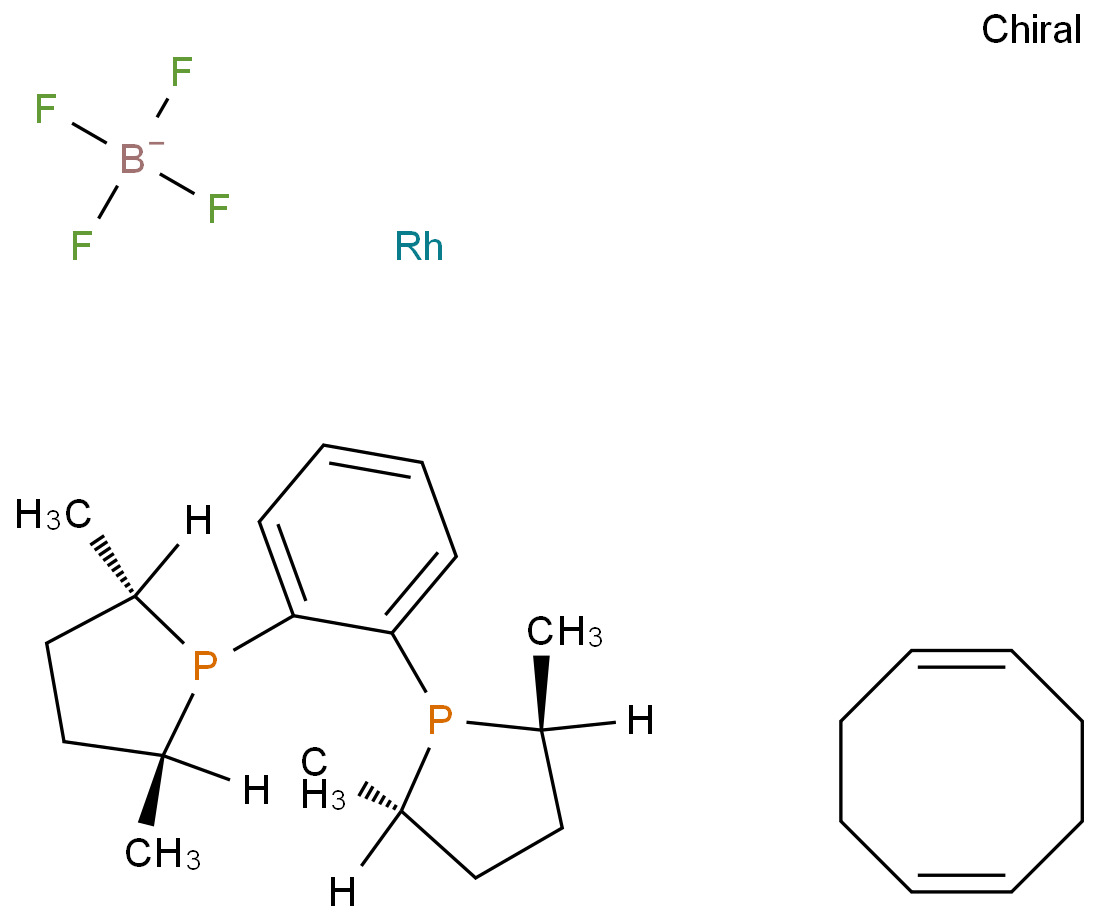 1,2-双[(2S,5S)-2,5-二甲基磷]苯(环辛二烯)四氟硼酸铑(I)