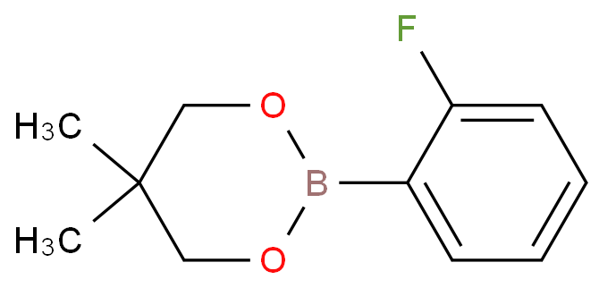 2-(2-氟苯基)-5,5-二甲基-1,3,2-二氧硼杂环己烷 346656-39-1