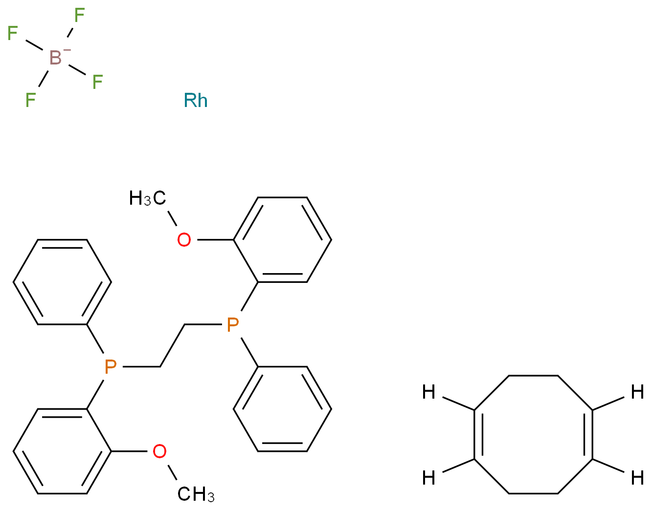 (1Z,5Z)-cycloocta-1,5-diene,(R)-(2-methoxyphenyl)-[2-[(2-methoxyphenyl)-phenylphosphanyl]ethyl]-phenylphosphane,rhodium,tetrafluoroborate