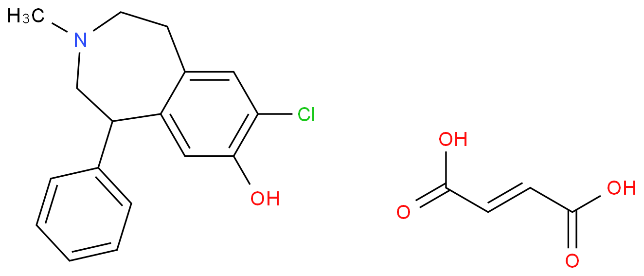 R(+)-7-CHLORO-8-HYDROXY-3-METHYL-1-PHENYL-2,3,4,5-TETRAHYDRO-1H-3-BENZAZEPINE HYDROCHLORIDE
