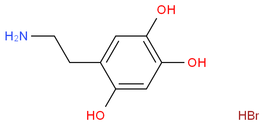 5-(2-aminoethyl)benzene-1,2,4-triol;hydrobromide