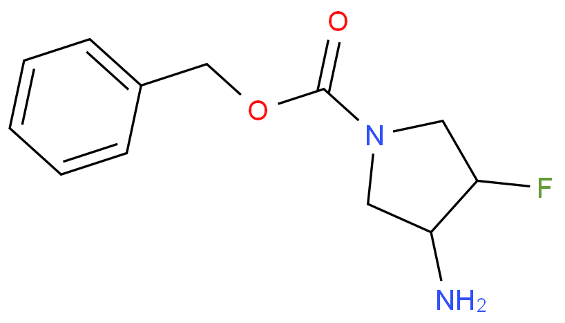 benzyl (3R,4R)-3-amino-4-fluoropyrrolidine-1-carboxylate