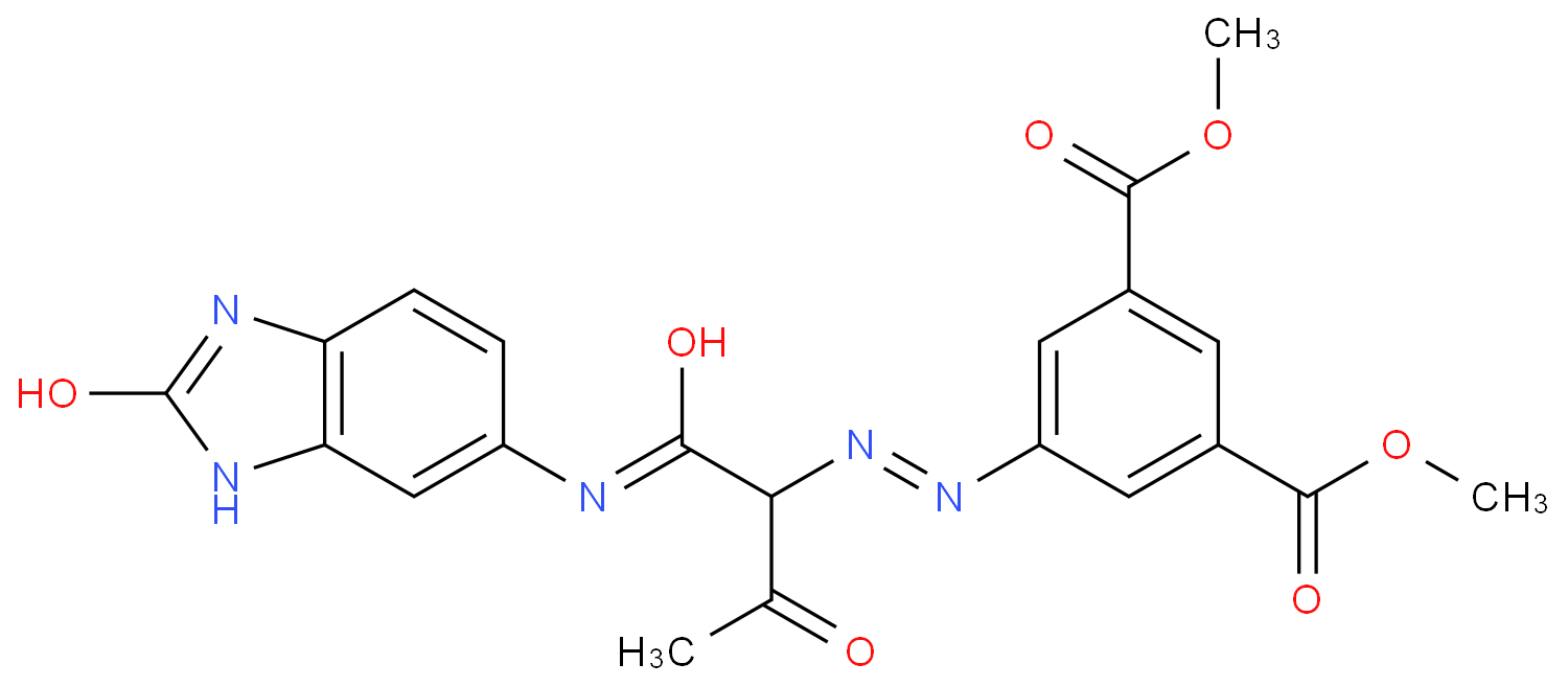 dimethyl 5-[[1-[[(2,3-dihydro-2-oxo-1H-benzimidazol-5-yl)amino]carbonyl]-2-oxopropyl]azoterephthalate