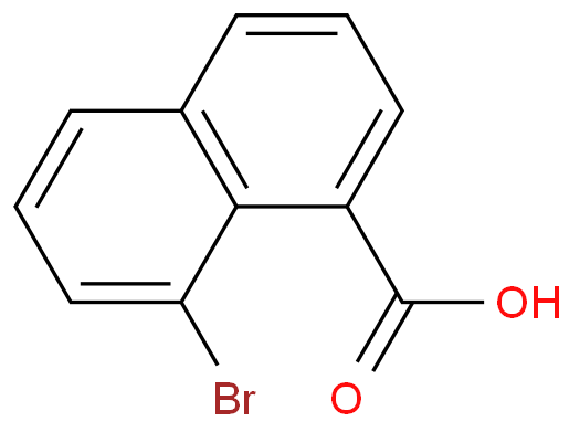 8-Bromo-1-naphthoic acid structure