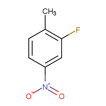 2-氟-4-硝基甲苯化学结构式