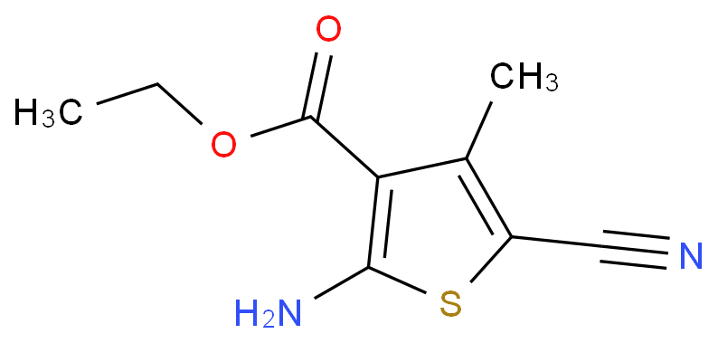 2-氨基-5-氰基-4-甲基噻吩-3-羧酸乙酯CAS号43028-74-6；分析试剂/科研试验用，现货