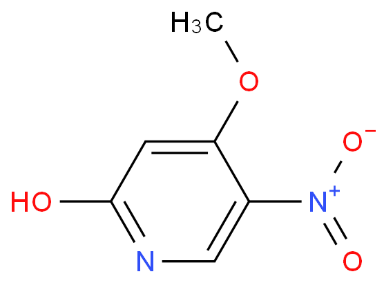 4-甲氧基-5-硝基-1H-吡啶-2-酮化学结构式